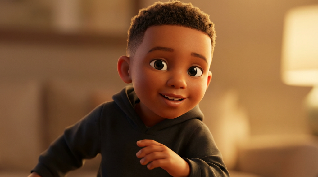 Messiah — The Energy, a young boy in a dark hoodie leaning forward with excitement